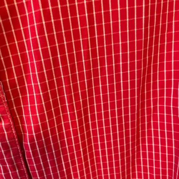 Wrangler Western Wear National Patriot Rodeo Shirt, long sleeve button down, red - Picture 3 of 11